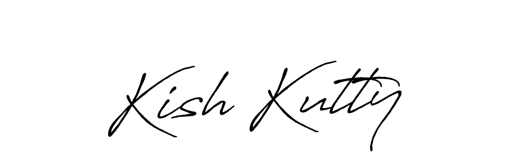 Antro_Vectra_Bolder is a professional signature style that is perfect for those who want to add a touch of class to their signature. It is also a great choice for those who want to make their signature more unique. Get Kish Kutty name to fancy signature for free. Kish Kutty signature style 7 images and pictures png