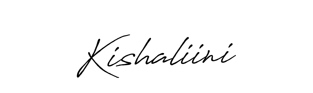 How to make Kishaliini signature? Antro_Vectra_Bolder is a professional autograph style. Create handwritten signature for Kishaliini name. Kishaliini signature style 7 images and pictures png