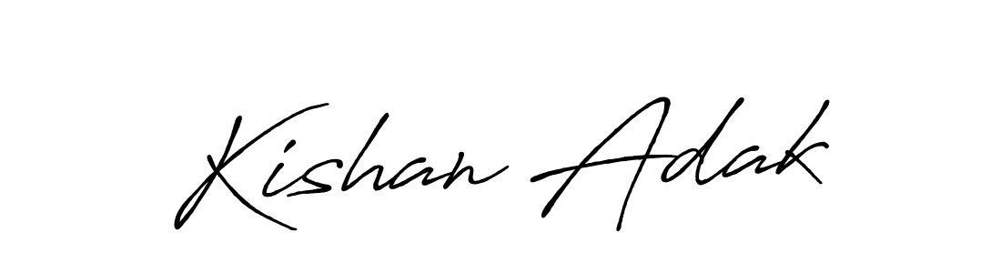 if you are searching for the best signature style for your name Kishan Adak. so please give up your signature search. here we have designed multiple signature styles  using Antro_Vectra_Bolder. Kishan Adak signature style 7 images and pictures png