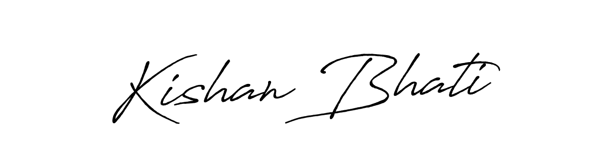 How to Draw Kishan Bhati signature style? Antro_Vectra_Bolder is a latest design signature styles for name Kishan Bhati. Kishan Bhati signature style 7 images and pictures png