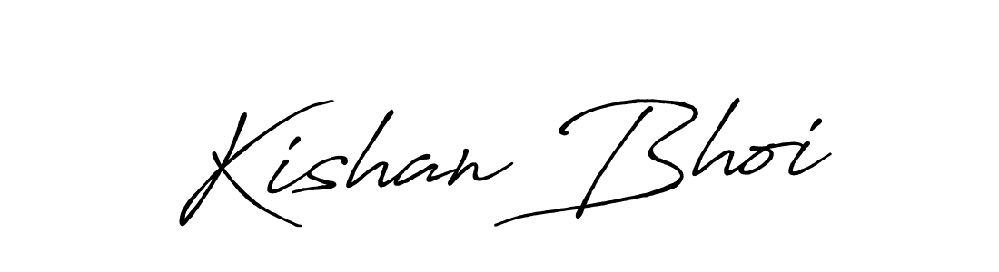 Once you've used our free online signature maker to create your best signature Antro_Vectra_Bolder style, it's time to enjoy all of the benefits that Kishan Bhoi name signing documents. Kishan Bhoi signature style 7 images and pictures png
