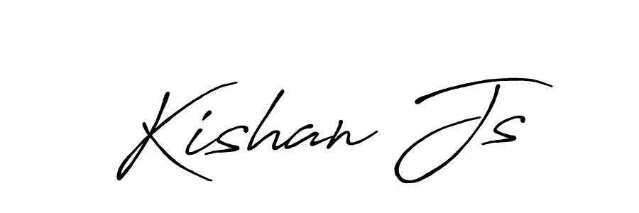 Also we have Kishan Js name is the best signature style. Create professional handwritten signature collection using Antro_Vectra_Bolder autograph style. Kishan Js signature style 7 images and pictures png