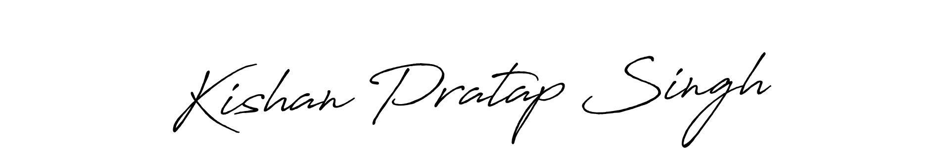Antro_Vectra_Bolder is a professional signature style that is perfect for those who want to add a touch of class to their signature. It is also a great choice for those who want to make their signature more unique. Get Kishan Pratap Singh name to fancy signature for free. Kishan Pratap Singh signature style 7 images and pictures png