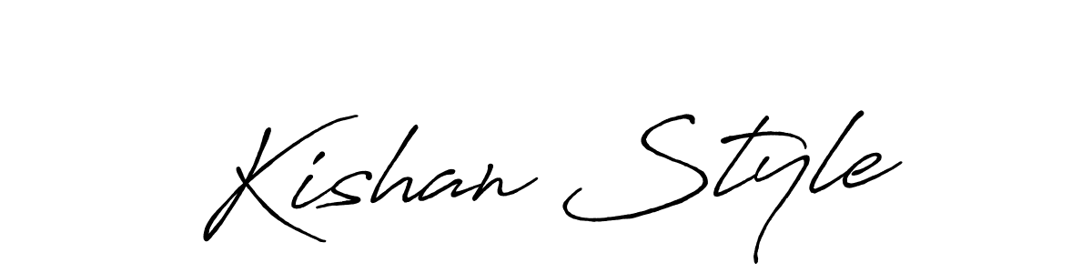The best way (Antro_Vectra_Bolder) to make a short signature is to pick only two or three words in your name. The name Kishan Style include a total of six letters. For converting this name. Kishan Style signature style 7 images and pictures png