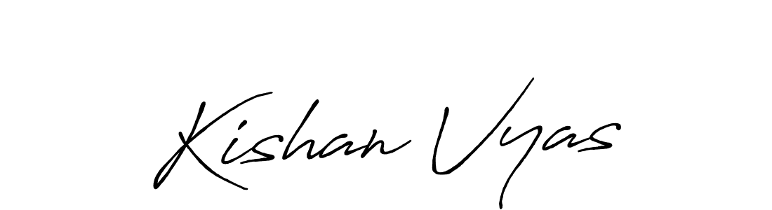 Make a short Kishan Vyas signature style. Manage your documents anywhere anytime using Antro_Vectra_Bolder. Create and add eSignatures, submit forms, share and send files easily. Kishan Vyas signature style 7 images and pictures png
