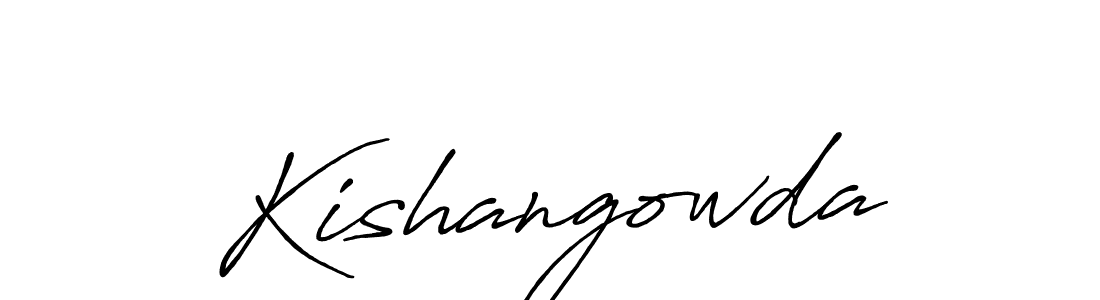 It looks lik you need a new signature style for name Kishangowda. Design unique handwritten (Antro_Vectra_Bolder) signature with our free signature maker in just a few clicks. Kishangowda signature style 7 images and pictures png