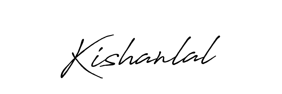 Create a beautiful signature design for name Kishanlal. With this signature (Antro_Vectra_Bolder) fonts, you can make a handwritten signature for free. Kishanlal signature style 7 images and pictures png