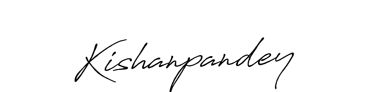 Design your own signature with our free online signature maker. With this signature software, you can create a handwritten (Antro_Vectra_Bolder) signature for name Kishanpandey. Kishanpandey signature style 7 images and pictures png