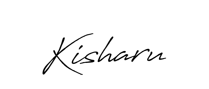 if you are searching for the best signature style for your name Kisharu. so please give up your signature search. here we have designed multiple signature styles  using Antro_Vectra_Bolder. Kisharu signature style 7 images and pictures png