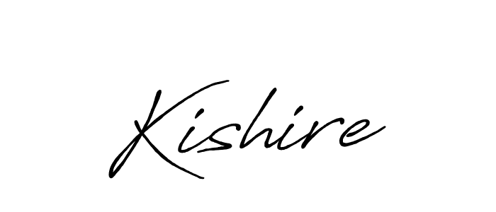 How to make Kishire name signature. Use Antro_Vectra_Bolder style for creating short signs online. This is the latest handwritten sign. Kishire signature style 7 images and pictures png