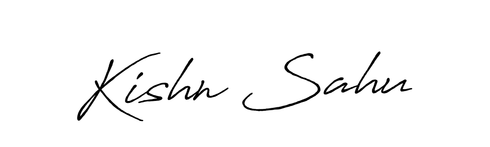 How to Draw Kishn Sahu signature style? Antro_Vectra_Bolder is a latest design signature styles for name Kishn Sahu. Kishn Sahu signature style 7 images and pictures png