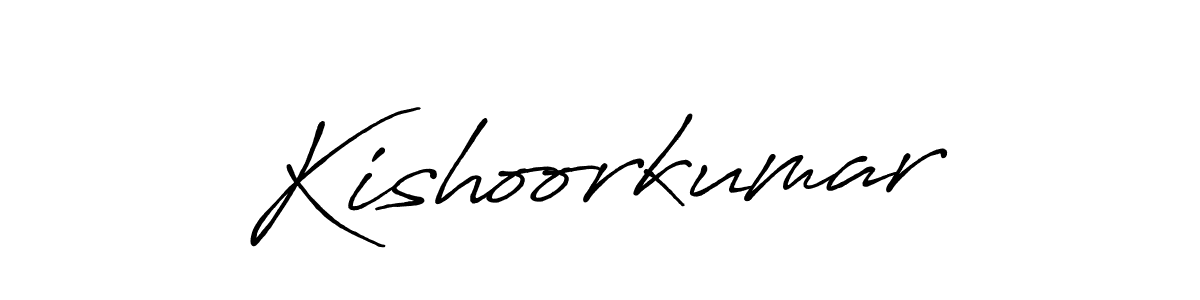 The best way (Antro_Vectra_Bolder) to make a short signature is to pick only two or three words in your name. The name Kishoorkumar include a total of six letters. For converting this name. Kishoorkumar signature style 7 images and pictures png