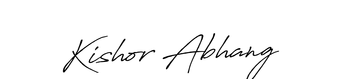 Once you've used our free online signature maker to create your best signature Antro_Vectra_Bolder style, it's time to enjoy all of the benefits that Kishor Abhang name signing documents. Kishor Abhang signature style 7 images and pictures png