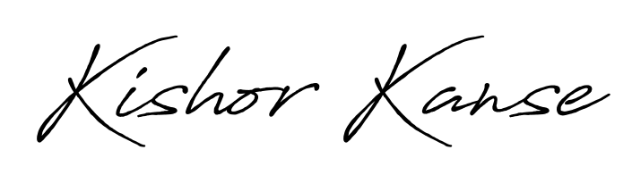 A dynamic signature style for Kishor Kanse using Antro_Vectra_Bolder script. Designed to look authentic, handwritten, and professional. Kishor Kanse signature style 7 images and pictures png
