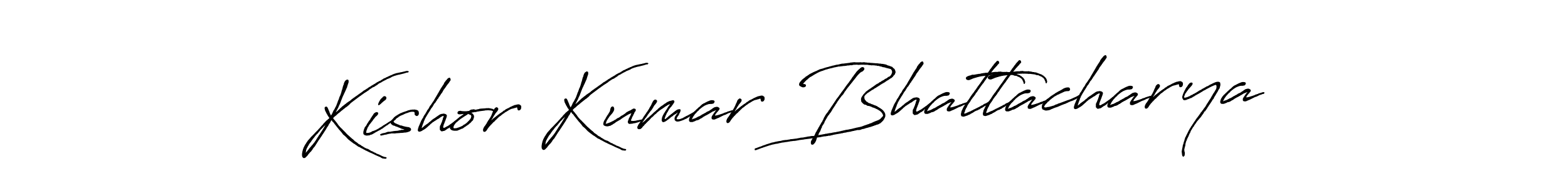 Also we have Kishor Kumar Bhattacharya name is the best signature style. Create professional handwritten signature collection using Antro_Vectra_Bolder autograph style. Kishor Kumar Bhattacharya signature style 7 images and pictures png