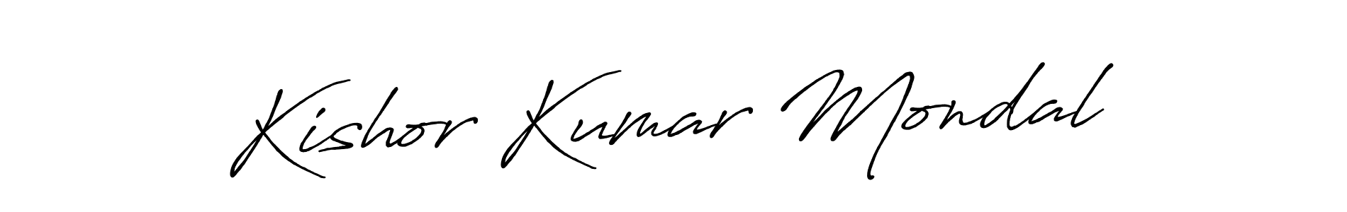 Make a short Kishor Kumar Mondal signature style. Manage your documents anywhere anytime using Antro_Vectra_Bolder. Create and add eSignatures, submit forms, share and send files easily. Kishor Kumar Mondal signature style 7 images and pictures png