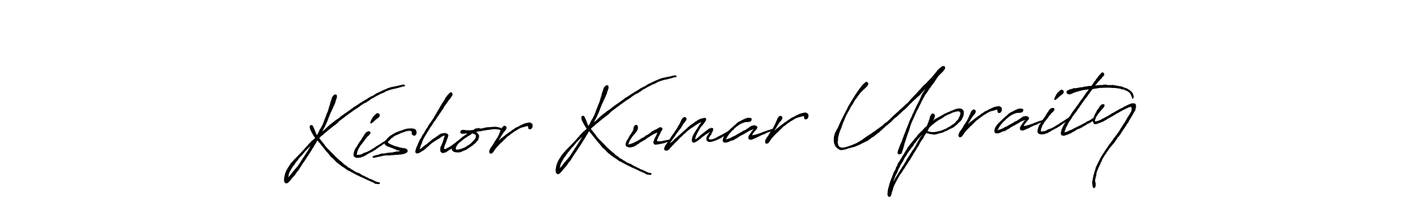 How to Draw Kishor Kumar Upraity signature style? Antro_Vectra_Bolder is a latest design signature styles for name Kishor Kumar Upraity. Kishor Kumar Upraity signature style 7 images and pictures png