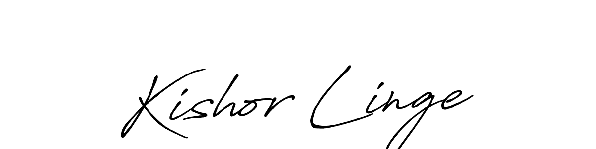 Antro_Vectra_Bolder is a professional signature style that is perfect for those who want to add a touch of class to their signature. It is also a great choice for those who want to make their signature more unique. Get Kishor Linge name to fancy signature for free. Kishor Linge signature style 7 images and pictures png