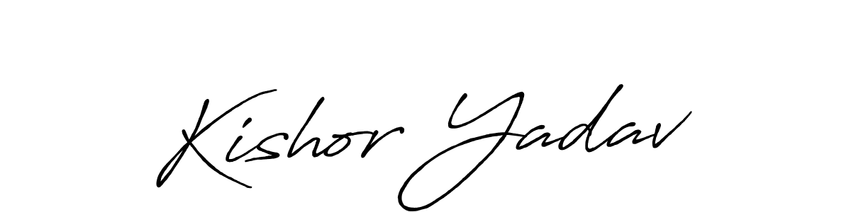 How to Draw Kishor Yadav signature style? Antro_Vectra_Bolder is a latest design signature styles for name Kishor Yadav. Kishor Yadav signature style 7 images and pictures png