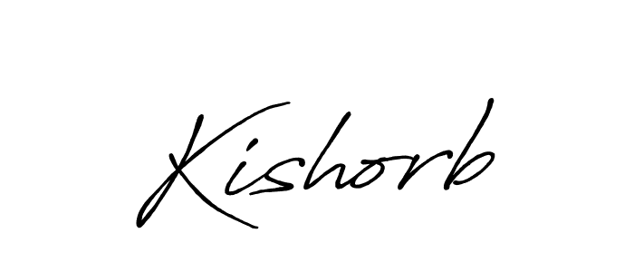 Make a beautiful signature design for name Kishorb. With this signature (Antro_Vectra_Bolder) style, you can create a handwritten signature for free. Kishorb signature style 7 images and pictures png