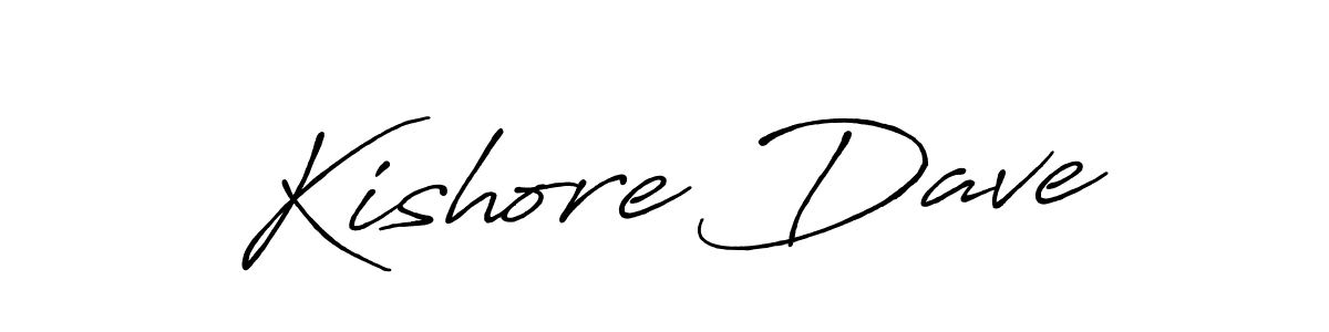 Also You can easily find your signature by using the search form. We will create Kishore Dave name handwritten signature images for you free of cost using Antro_Vectra_Bolder sign style. Kishore Dave signature style 7 images and pictures png