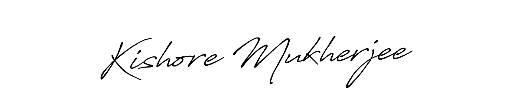 You should practise on your own different ways (Antro_Vectra_Bolder) to write your name (Kishore Mukherjee) in signature. don't let someone else do it for you. Kishore Mukherjee signature style 7 images and pictures png