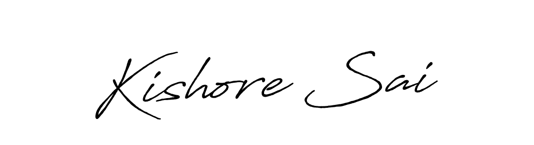 How to Draw Kishore Sai signature style? Antro_Vectra_Bolder is a latest design signature styles for name Kishore Sai. Kishore Sai signature style 7 images and pictures png