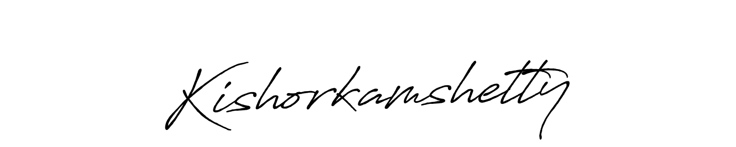 Make a beautiful signature design for name Kishorkamshetty. Use this online signature maker to create a handwritten signature for free. Kishorkamshetty signature style 7 images and pictures png
