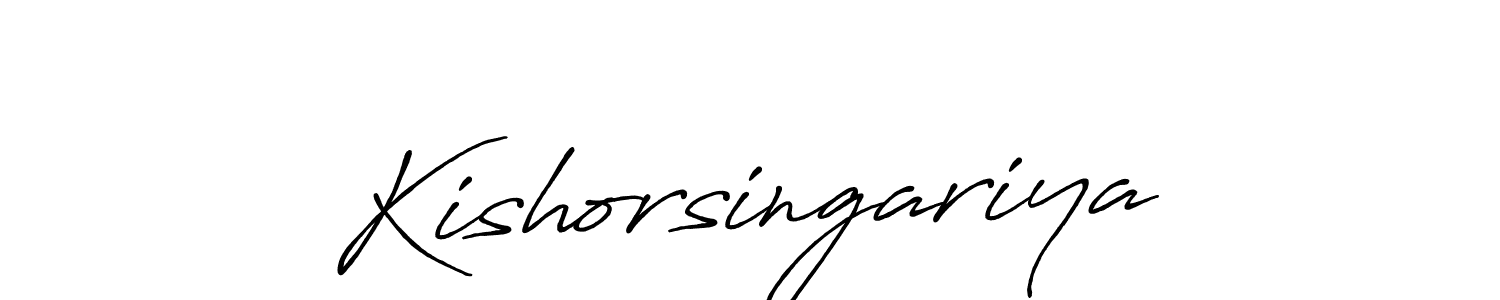 Antro_Vectra_Bolder is a professional signature style that is perfect for those who want to add a touch of class to their signature. It is also a great choice for those who want to make their signature more unique. Get Kishorsingariya name to fancy signature for free. Kishorsingariya signature style 7 images and pictures png