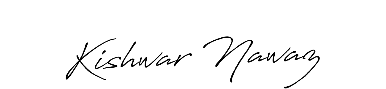 You should practise on your own different ways (Antro_Vectra_Bolder) to write your name (Kishwar Nawaz) in signature. don't let someone else do it for you. Kishwar Nawaz signature style 7 images and pictures png