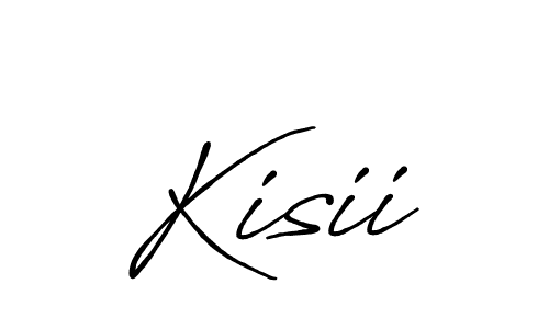 You should practise on your own different ways (Antro_Vectra_Bolder) to write your name (Kisii) in signature. don't let someone else do it for you. Kisii signature style 7 images and pictures png