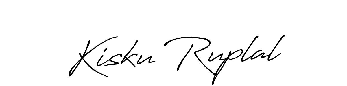 Once you've used our free online signature maker to create your best signature Antro_Vectra_Bolder style, it's time to enjoy all of the benefits that Kisku Ruplal name signing documents. Kisku Ruplal signature style 7 images and pictures png
