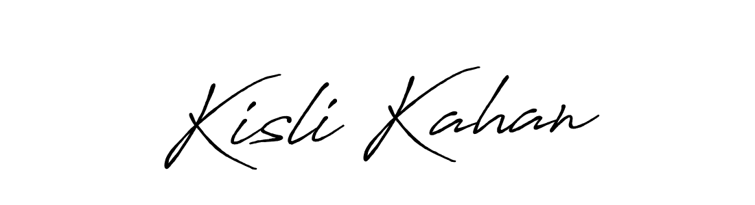 Also You can easily find your signature by using the search form. We will create Kisli Kahan name handwritten signature images for you free of cost using Antro_Vectra_Bolder sign style. Kisli Kahan signature style 7 images and pictures png
