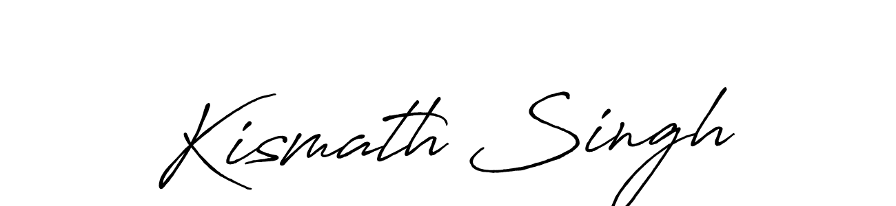 How to make Kismath Singh signature? Antro_Vectra_Bolder is a professional autograph style. Create handwritten signature for Kismath Singh name. Kismath Singh signature style 7 images and pictures png