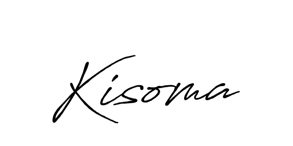 The best way (Antro_Vectra_Bolder) to make a short signature is to pick only two or three words in your name. The name Kisoma include a total of six letters. For converting this name. Kisoma signature style 7 images and pictures png