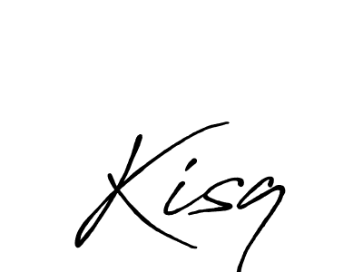 You should practise on your own different ways (Antro_Vectra_Bolder) to write your name (Kisq) in signature. don't let someone else do it for you. Kisq signature style 7 images and pictures png