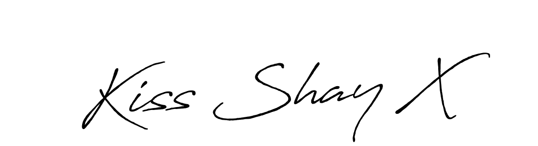Antro_Vectra_Bolder is a professional signature style that is perfect for those who want to add a touch of class to their signature. It is also a great choice for those who want to make their signature more unique. Get Kiss Shay X name to fancy signature for free. Kiss Shay X signature style 7 images and pictures png