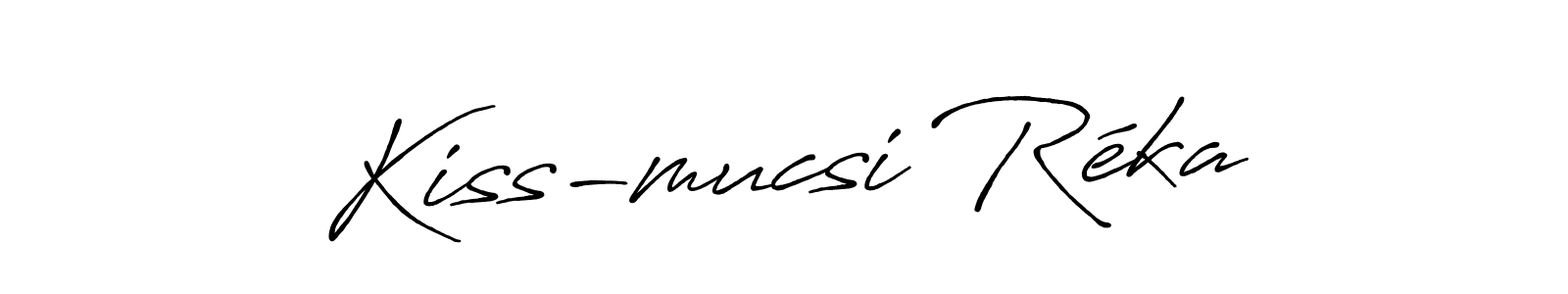 Make a short Kiss-mucsi Réka signature style. Manage your documents anywhere anytime using Antro_Vectra_Bolder. Create and add eSignatures, submit forms, share and send files easily. Kiss-mucsi Réka signature style 7 images and pictures png