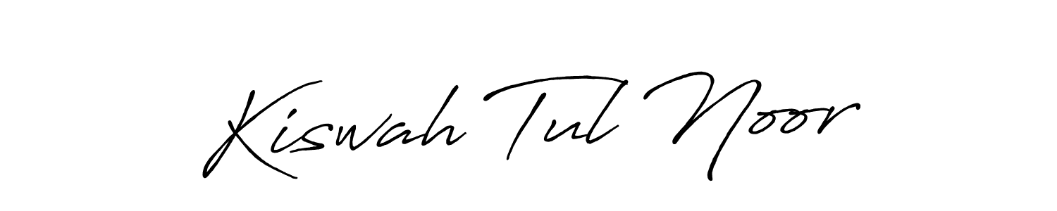 This is the best signature style for the Kiswah Tul Noor name. Also you like these signature font (Antro_Vectra_Bolder). Mix name signature. Kiswah Tul Noor signature style 7 images and pictures png