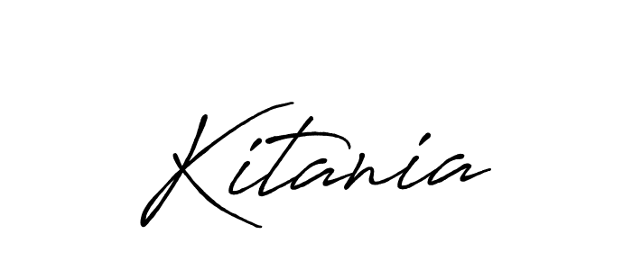 if you are searching for the best signature style for your name Kitania. so please give up your signature search. here we have designed multiple signature styles  using Antro_Vectra_Bolder. Kitania signature style 7 images and pictures png