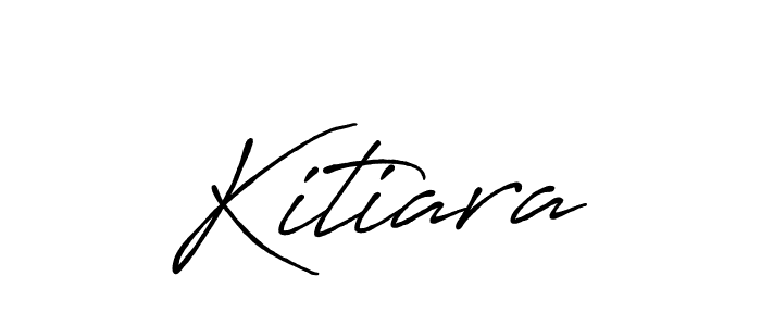 How to make Kitiara name signature. Use Antro_Vectra_Bolder style for creating short signs online. This is the latest handwritten sign. Kitiara signature style 7 images and pictures png