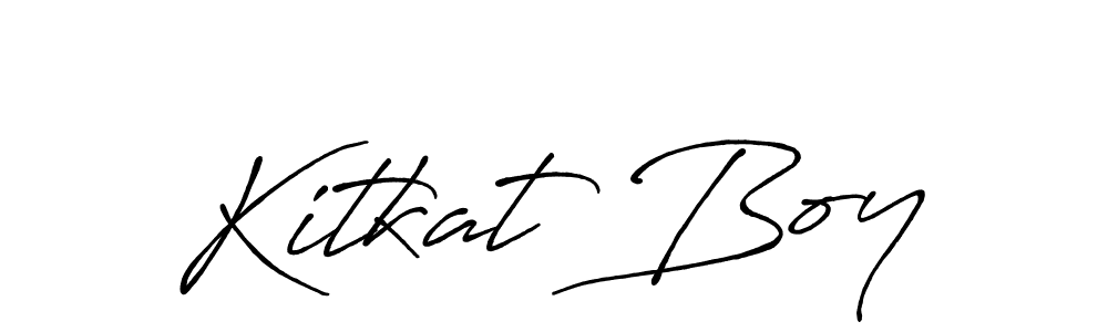 Check out images of Autograph of Kitkat Boy name. Actor Kitkat Boy Signature Style. Antro_Vectra_Bolder is a professional sign style online. Kitkat Boy signature style 7 images and pictures png