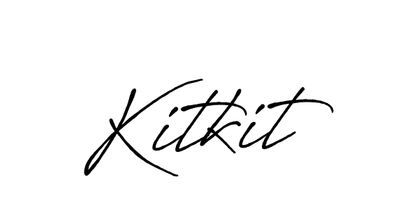 How to make Kitkit name signature. Use Antro_Vectra_Bolder style for creating short signs online. This is the latest handwritten sign. Kitkit signature style 7 images and pictures png