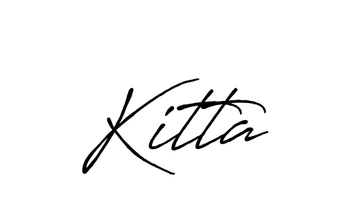 Best and Professional Signature Style for Kitta. Antro_Vectra_Bolder Best Signature Style Collection. Kitta signature style 7 images and pictures png