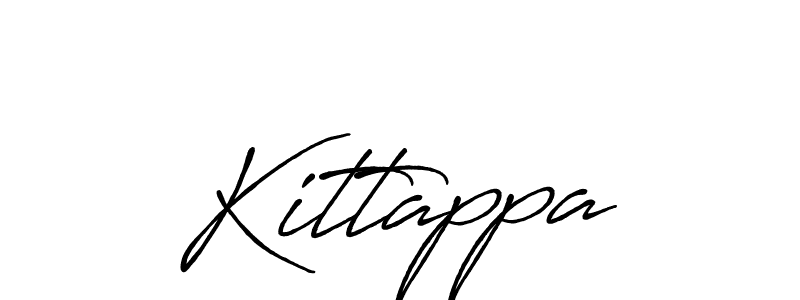 Create a beautiful signature design for name Kittappa. With this signature (Antro_Vectra_Bolder) fonts, you can make a handwritten signature for free. Kittappa signature style 7 images and pictures png