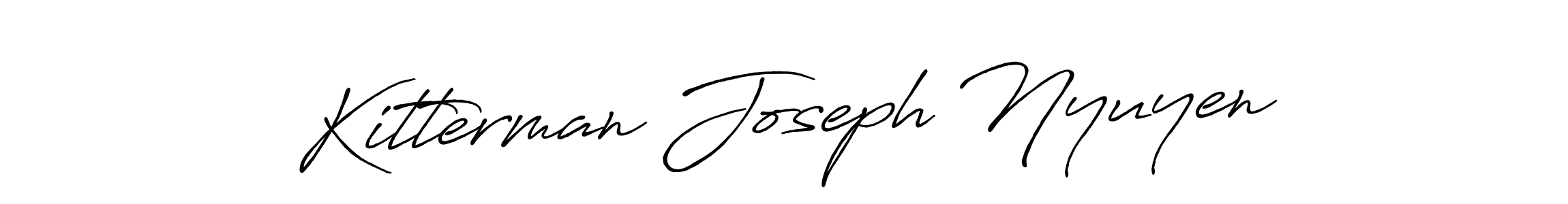Best and Professional Signature Style for Kitterman Joseph Nyuyen. Antro_Vectra_Bolder Best Signature Style Collection. Kitterman Joseph Nyuyen signature style 7 images and pictures png