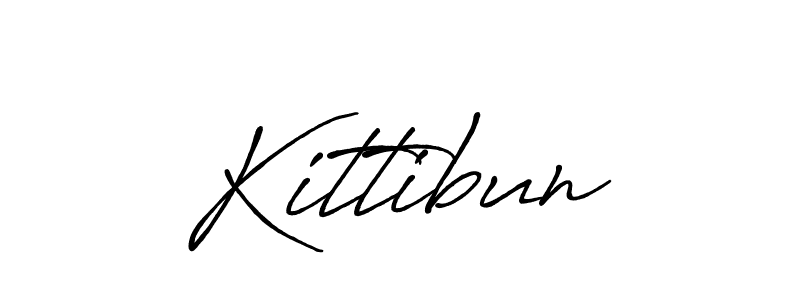 Design your own signature with our free online signature maker. With this signature software, you can create a handwritten (Antro_Vectra_Bolder) signature for name Kittibun. Kittibun signature style 7 images and pictures png