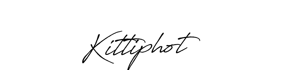 How to make Kittiphot​ name signature. Use Antro_Vectra_Bolder style for creating short signs online. This is the latest handwritten sign. Kittiphot​ signature style 7 images and pictures png