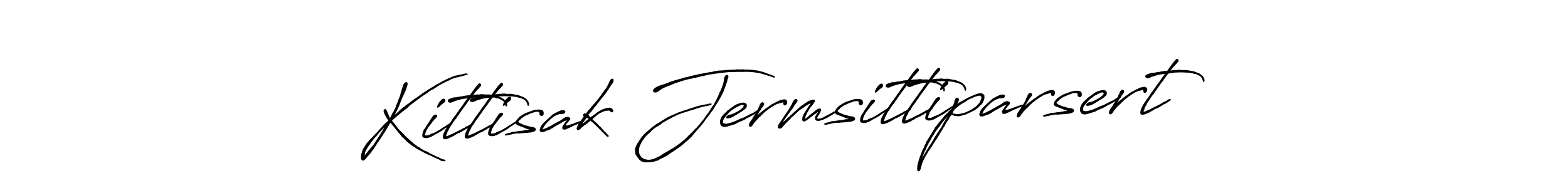 Use a signature maker to create a handwritten signature online. With this signature software, you can design (Antro_Vectra_Bolder) your own signature for name Kittisak Jermsittiparsert. Kittisak Jermsittiparsert signature style 7 images and pictures png