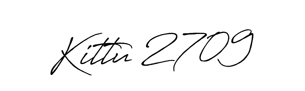 Design your own signature with our free online signature maker. With this signature software, you can create a handwritten (Antro_Vectra_Bolder) signature for name Kittu 2709. Kittu 2709 signature style 7 images and pictures png